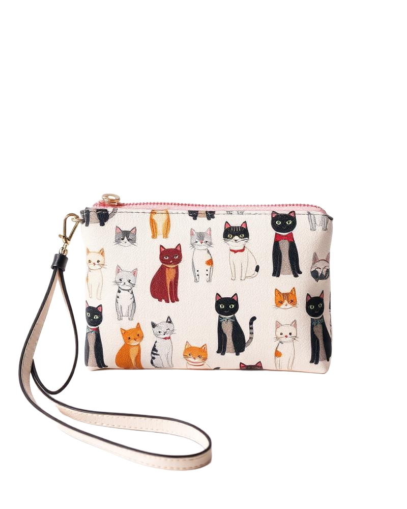 Crazy Cat Lady Mini Clutch Bag