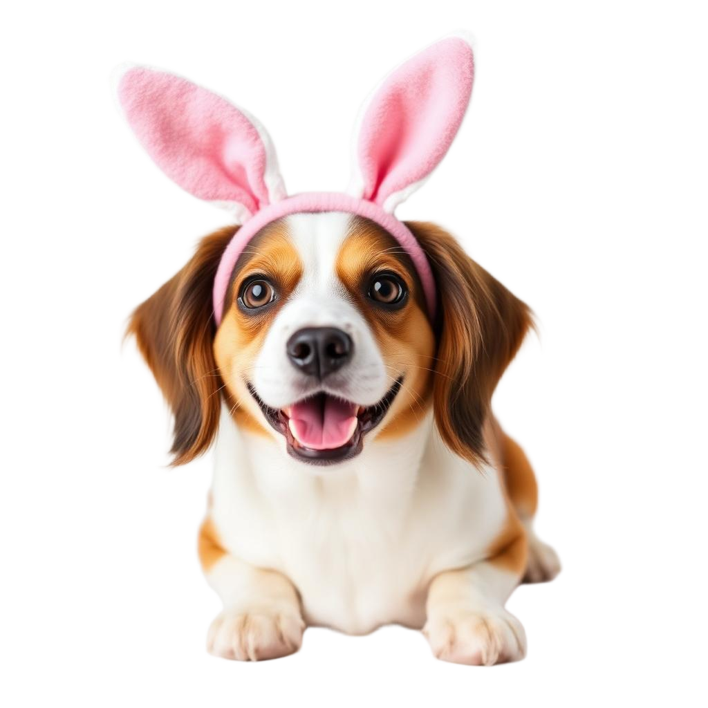 Bunny Ear Headband Costume for dogs